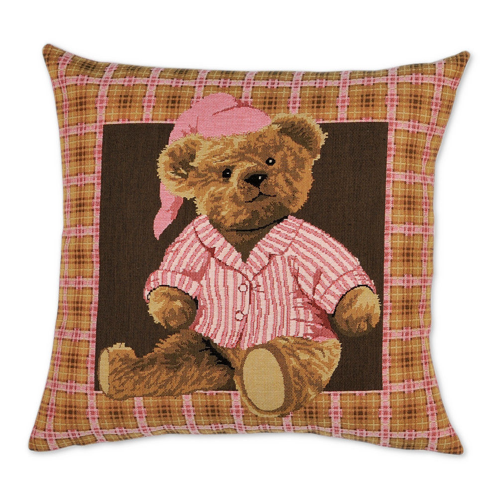 Cushion Cover 50X50 Teddy Bear Pink image