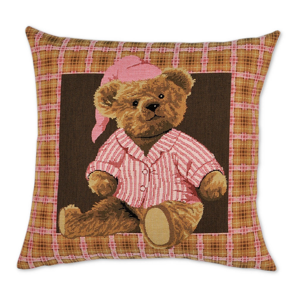 Κάλυμμα Μαξιλαριού 50Χ50 Teddy Bear Pink image