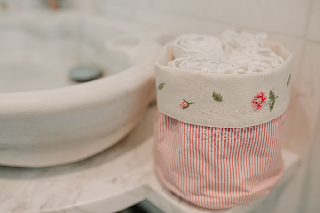 Fabric storage basket image