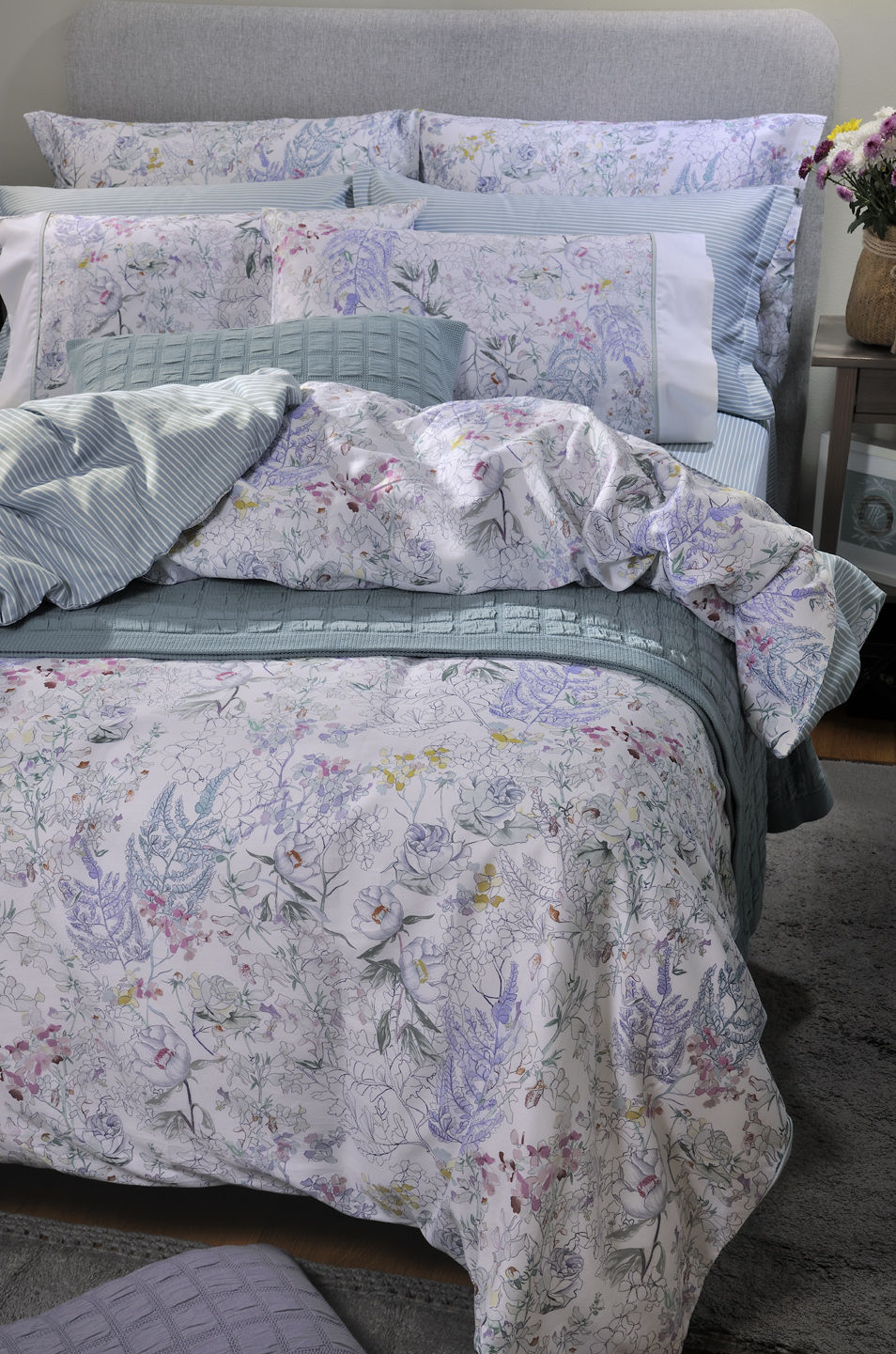 Single Duvet Cover 786 Celadon image