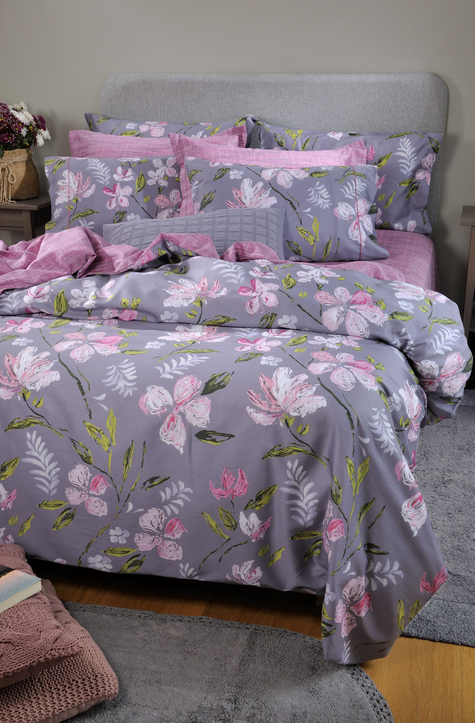 Queen Duvet Cover 790 May Grey image