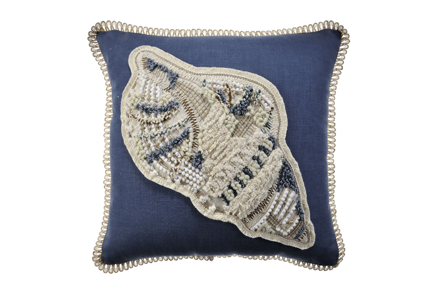 Cushion Cover 45x45 Sea Snail Blue image