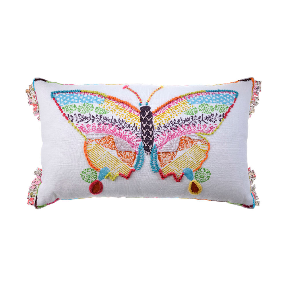 Cushion Cover 30x50 Butterfly Multi image