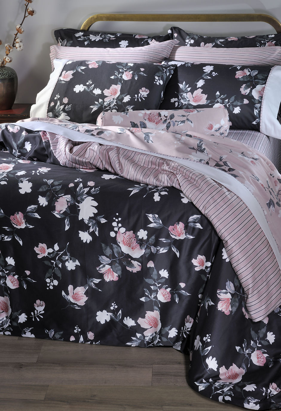 Single Duvet Cover 823 Anais Black image