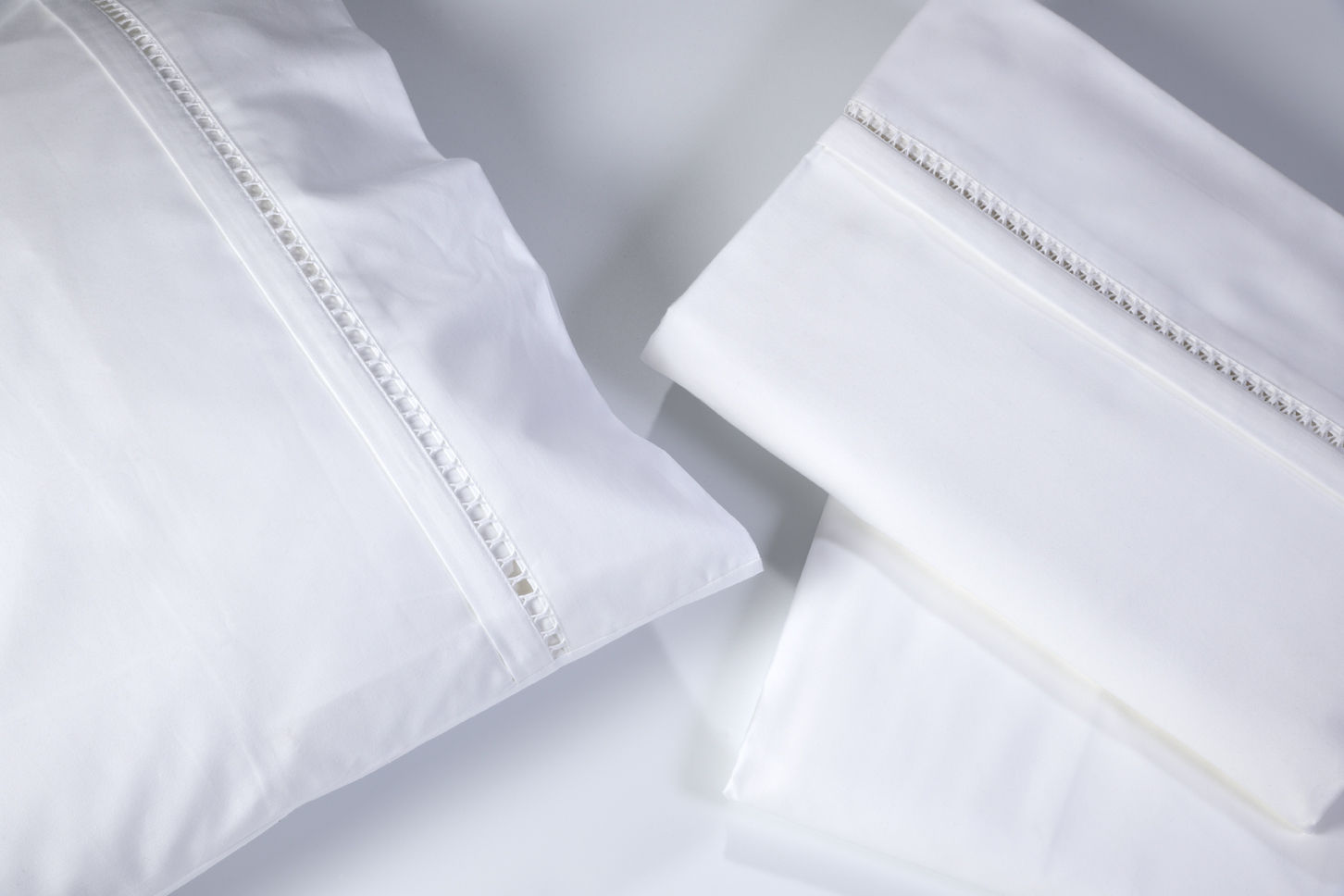 Queen Sheets Set 600TC Azour No.6 White image