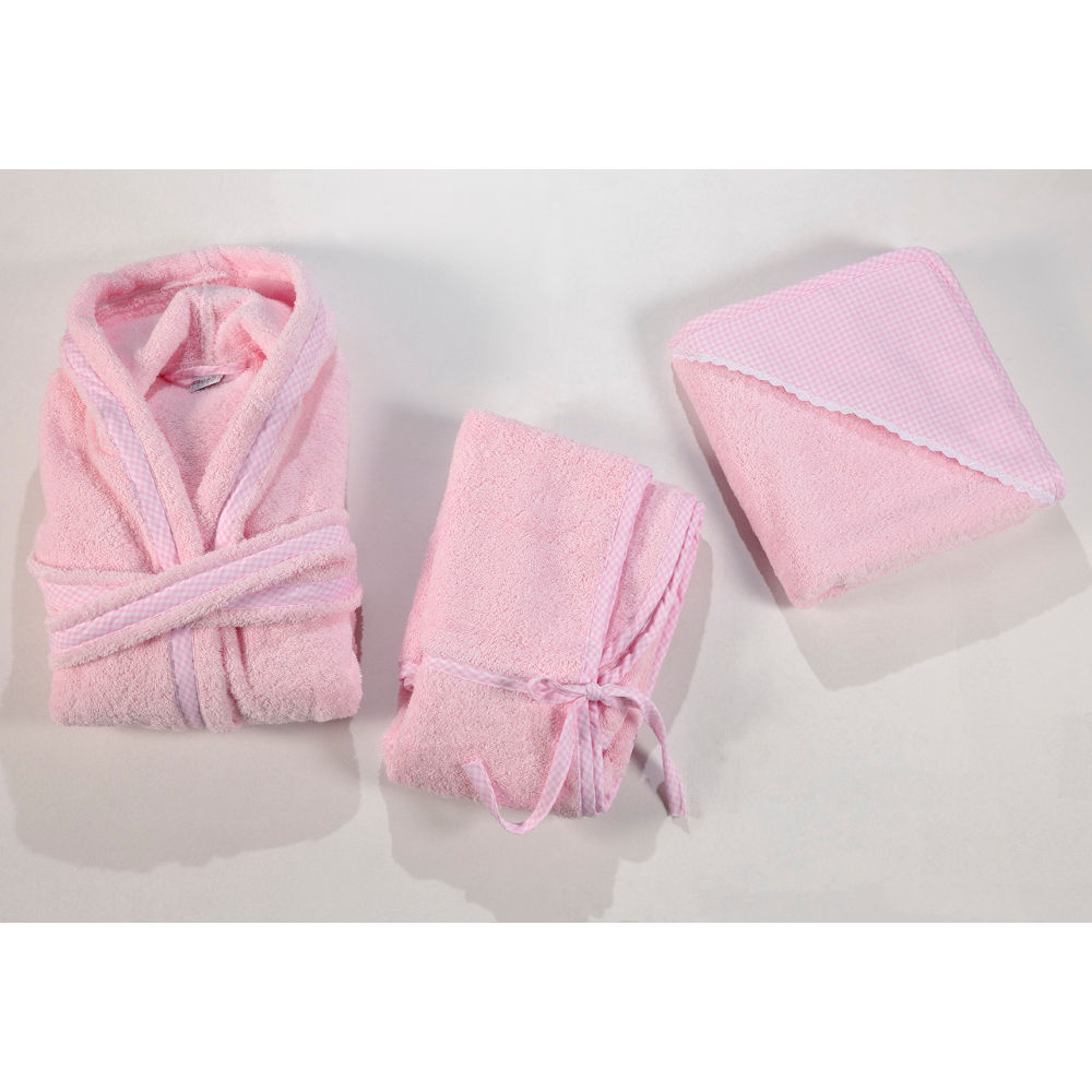 Kids Bathrobe Pink image