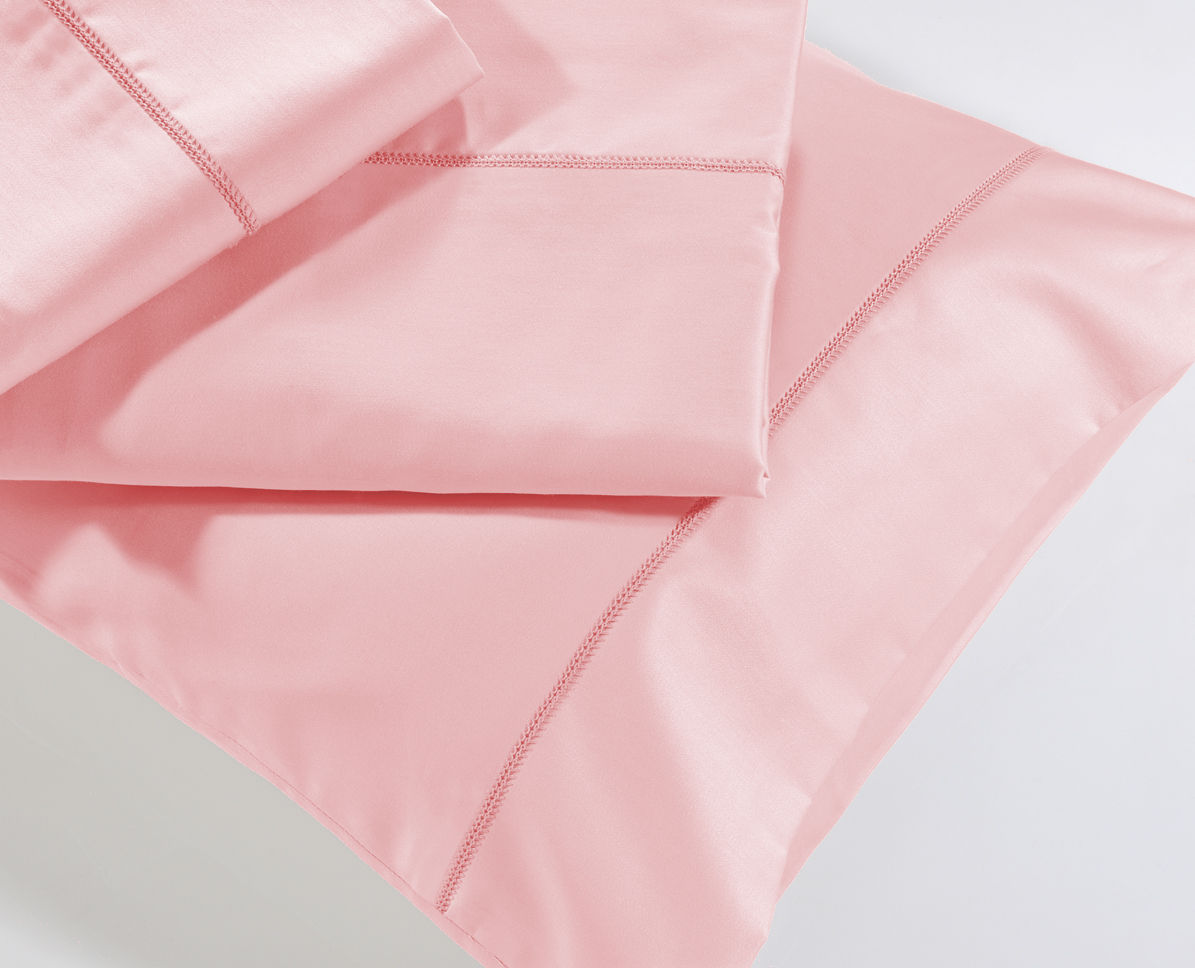 Queen Fitted Sheet 250/18 Pink image