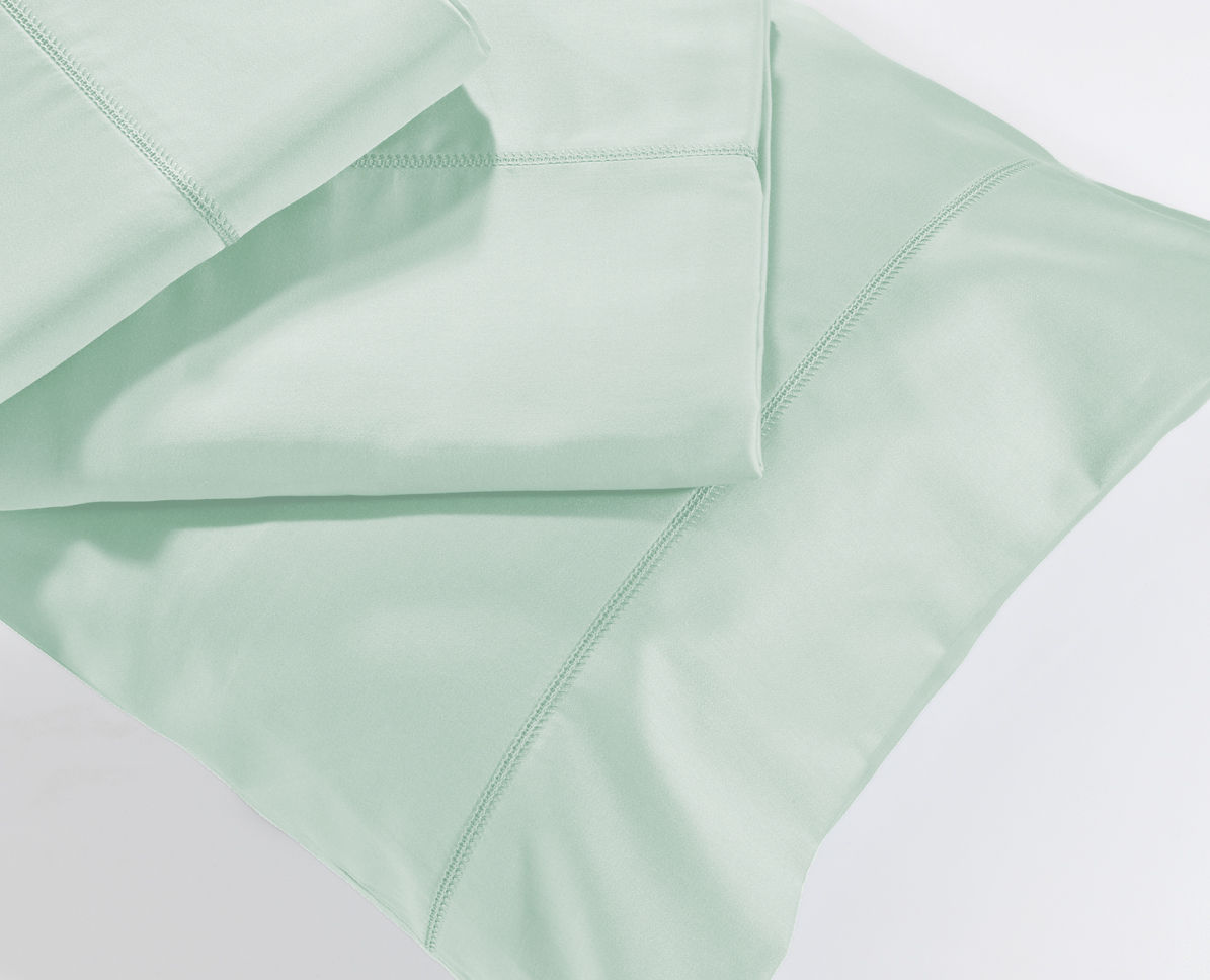 Twin Fitted Sheet 250/13 Aqua image