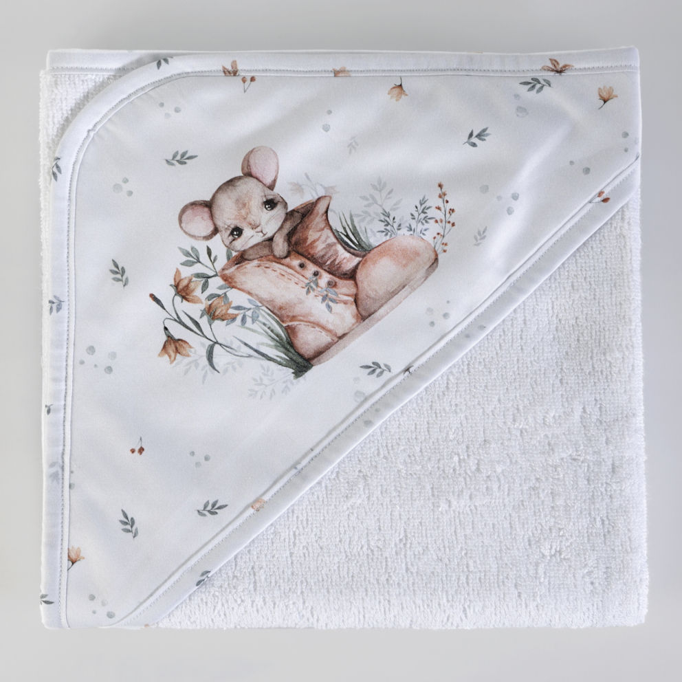 Nursery Cape 856 Mouse Off White image