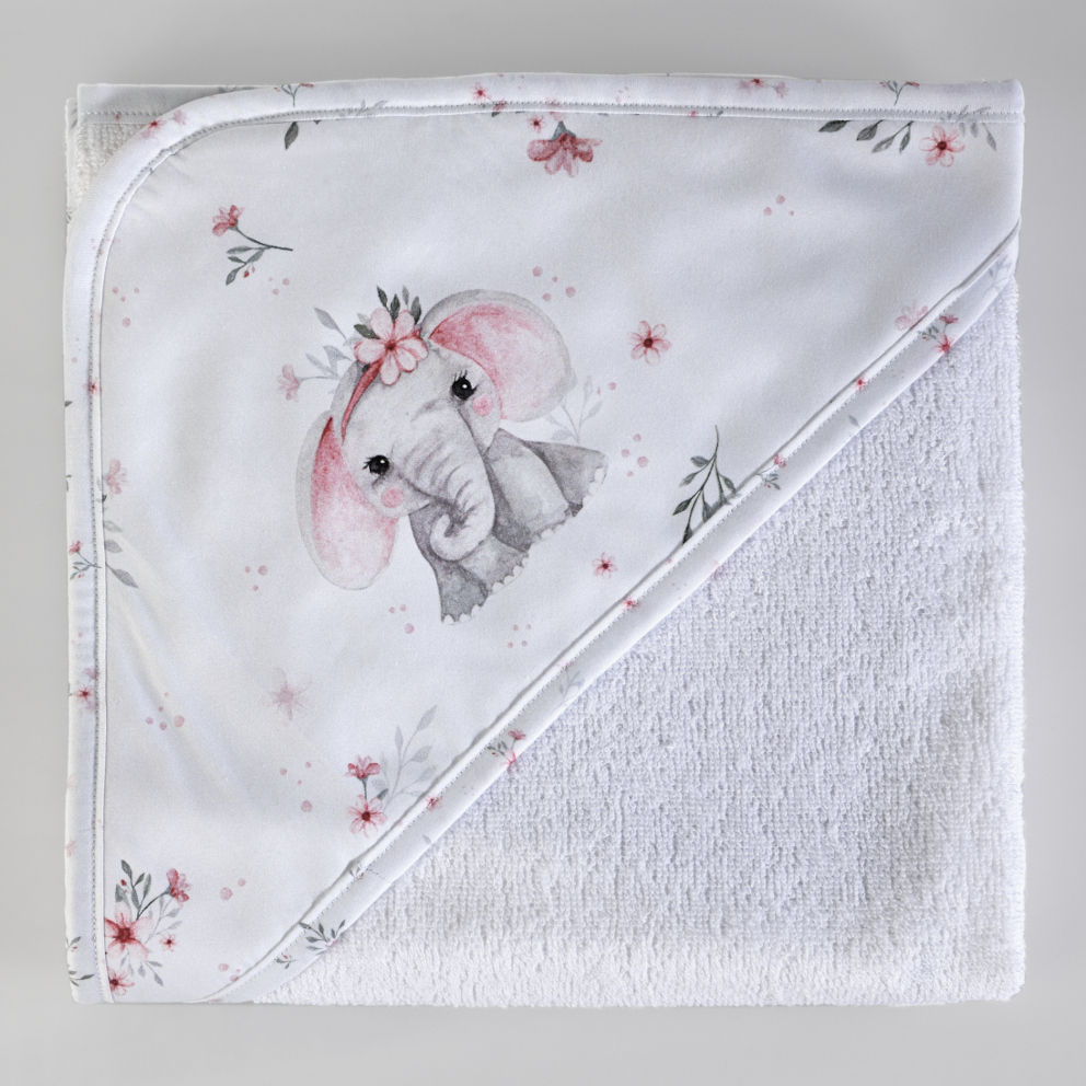 Nursery Cape 855 Elephant Off White image