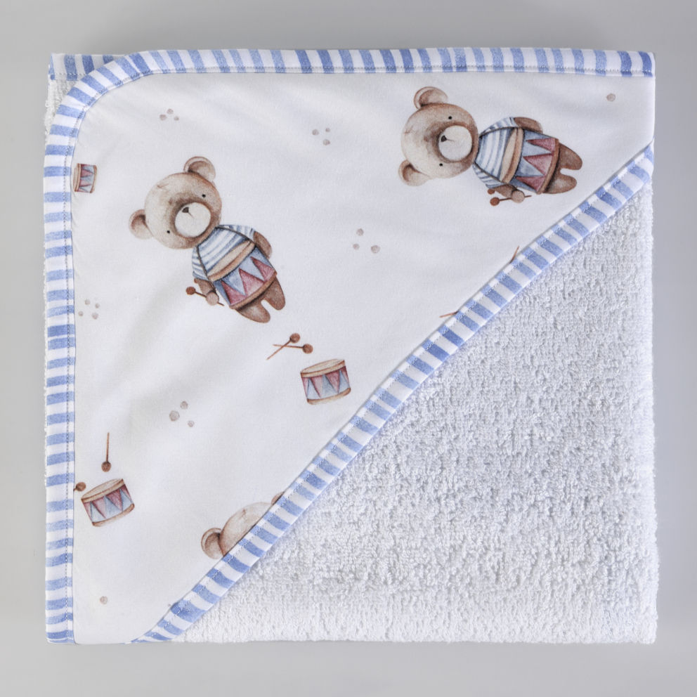 Nursery Cape 853 Bear Off White image