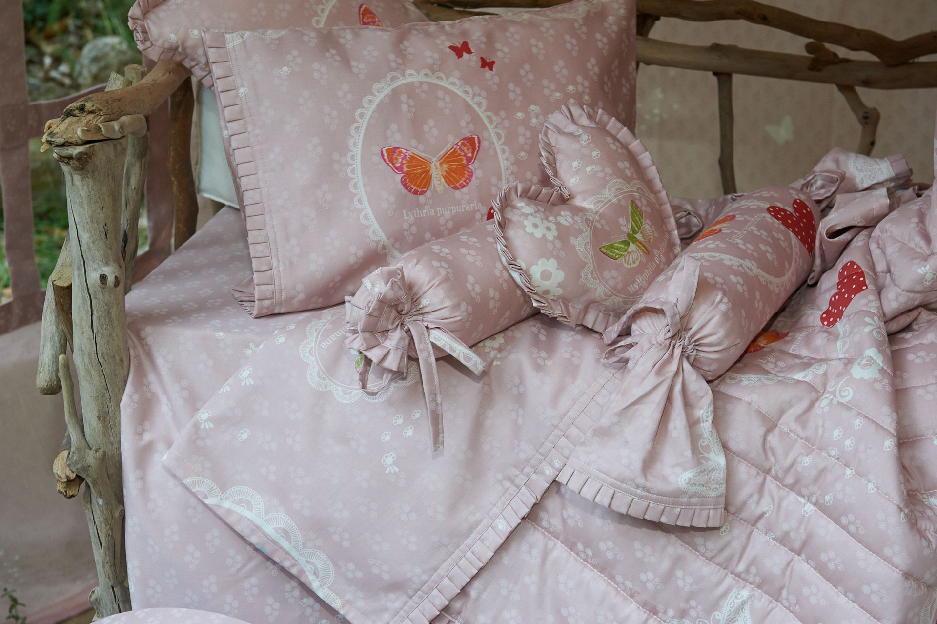 Crib Sheets Set 115 Butterfly Dreamland image