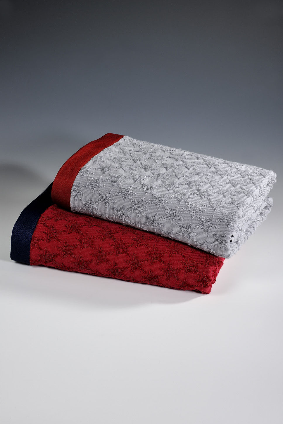 Beach Towel Stars 90X180 Red image