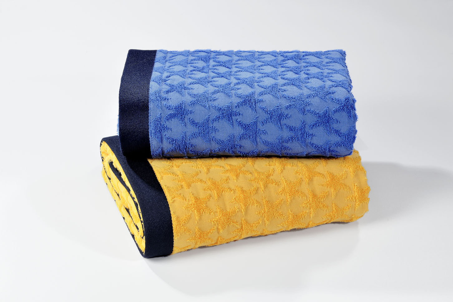 Πετσέτα Θαλάσσης 90Χ180 Stars Yellow/Blue image
