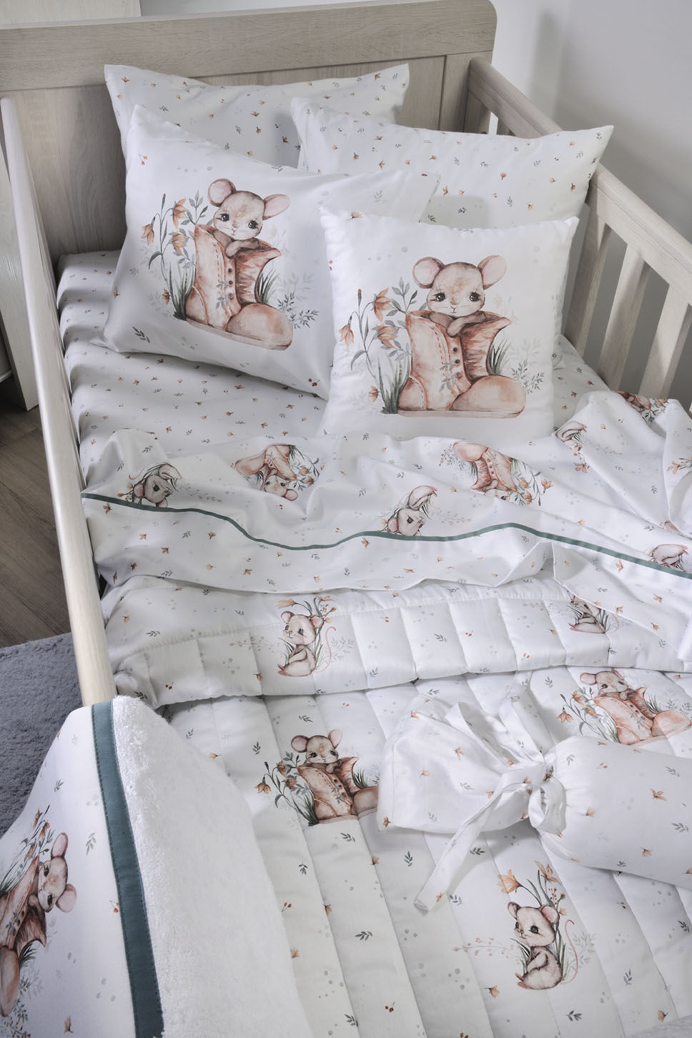 Crib Duvet 856 Little Mouse image