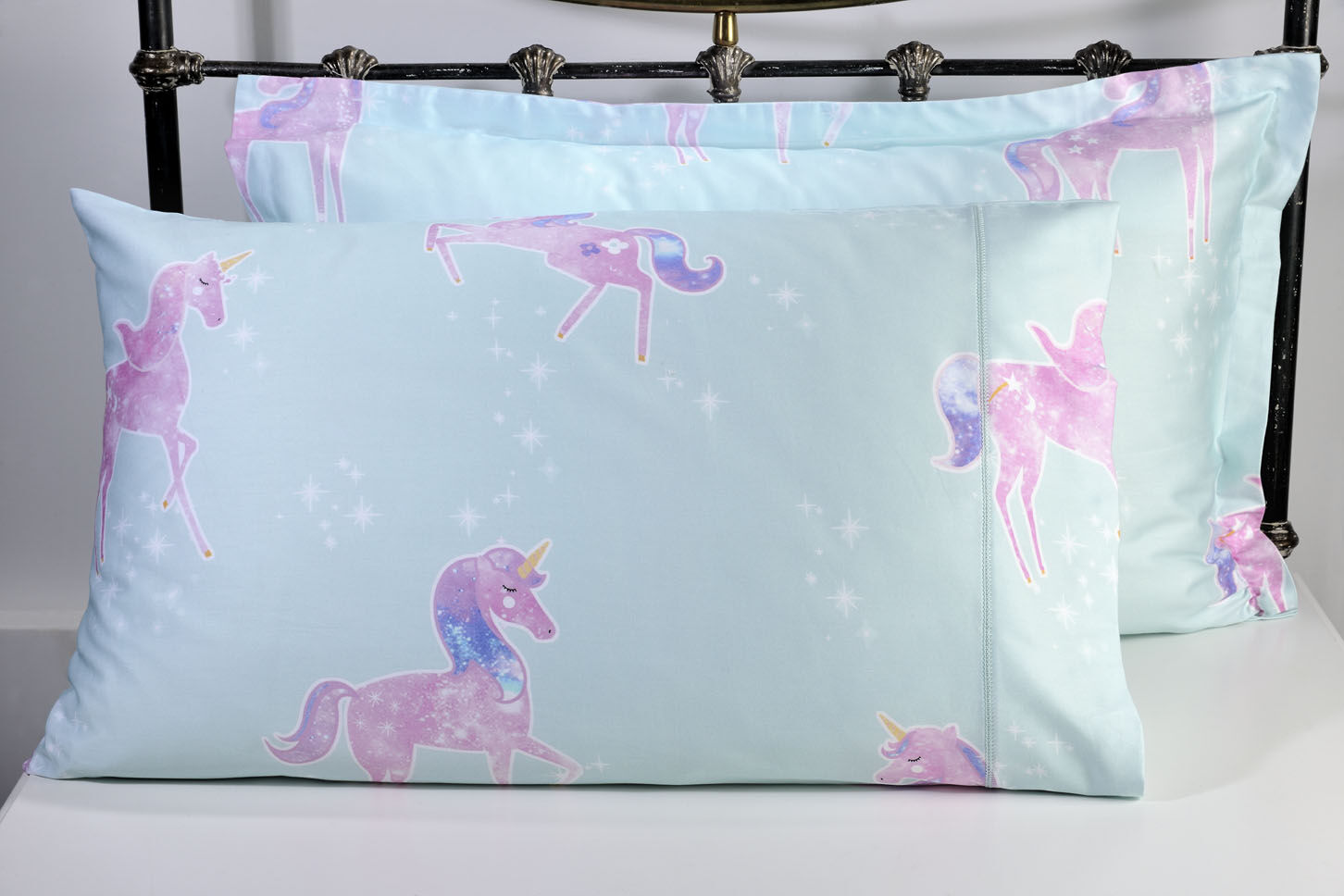 Ζεύγος Μαξιλαροθήκες Υπνου 881 Unicorn Aqua image