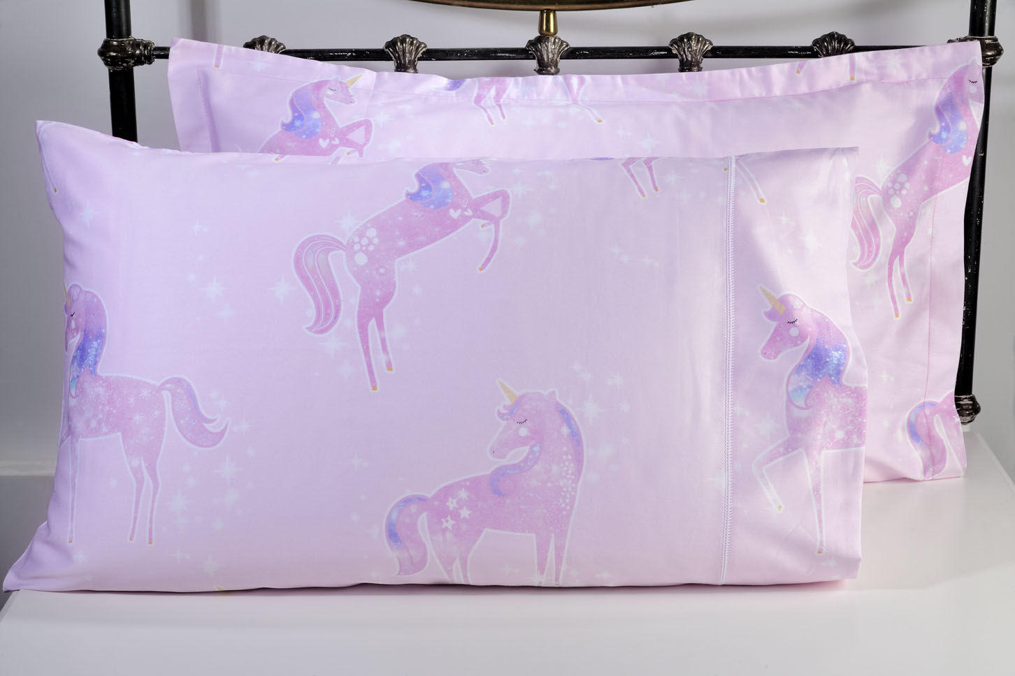 Ζεύγος Μαξιλαροθήκες Υπνου 864 Unicorn Pink image