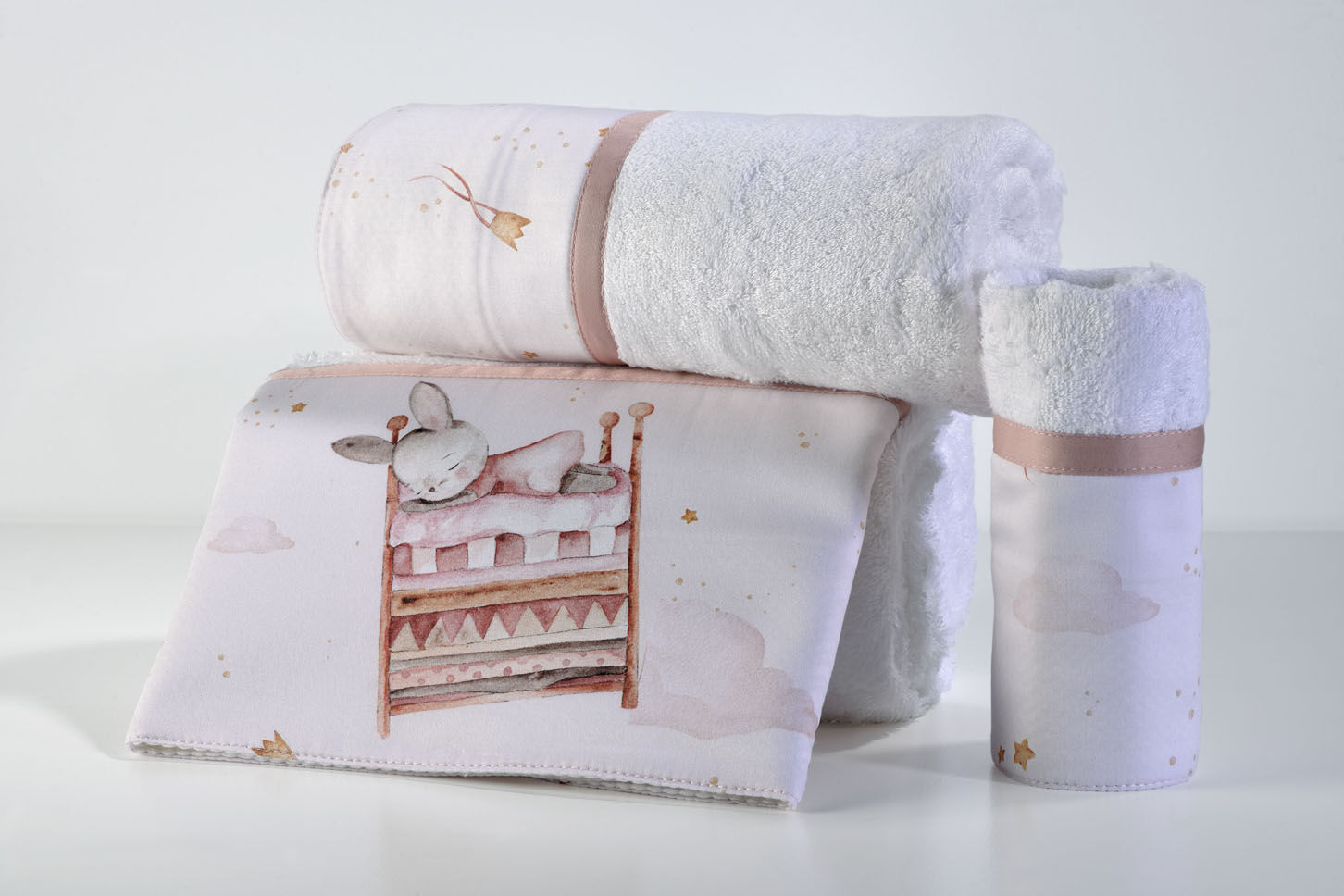 Σετ Πετσέτες 854 Little Bunny White image