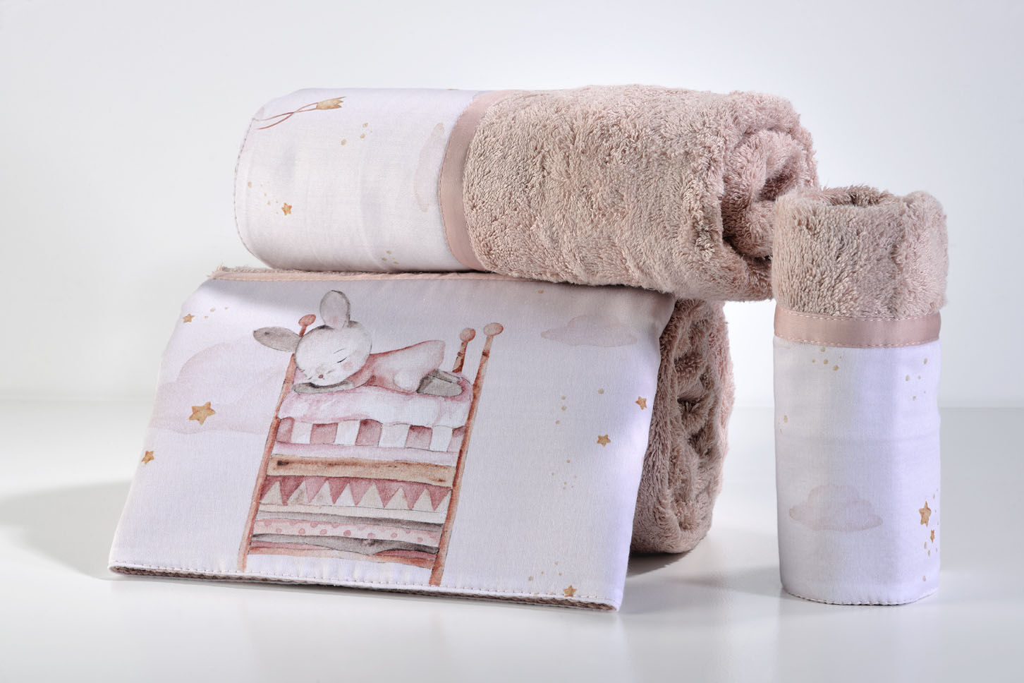 Σετ Πετσέτες 854 Little Bunny Peach image