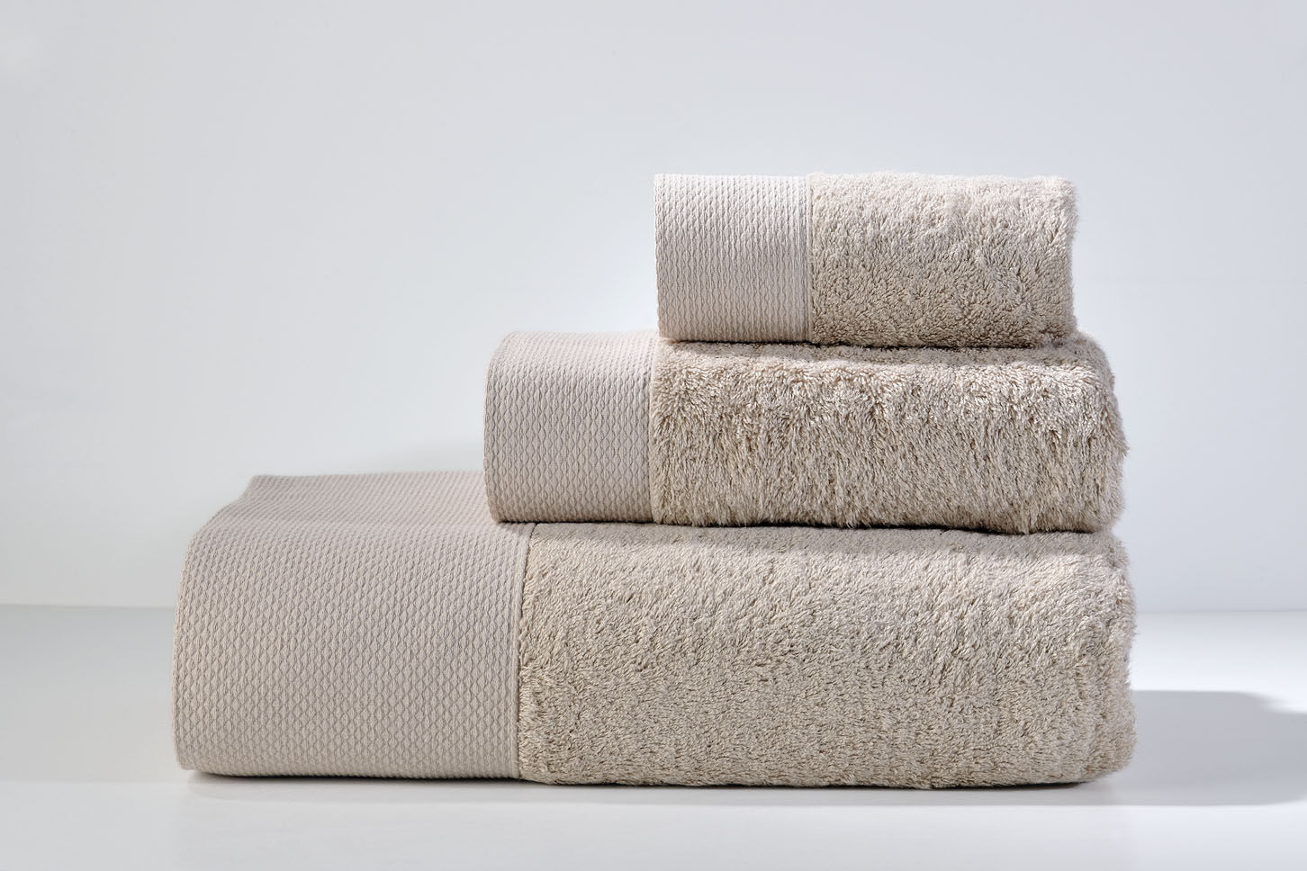 Σετ Πετσέτες Rosa Beige (3τμχ) image