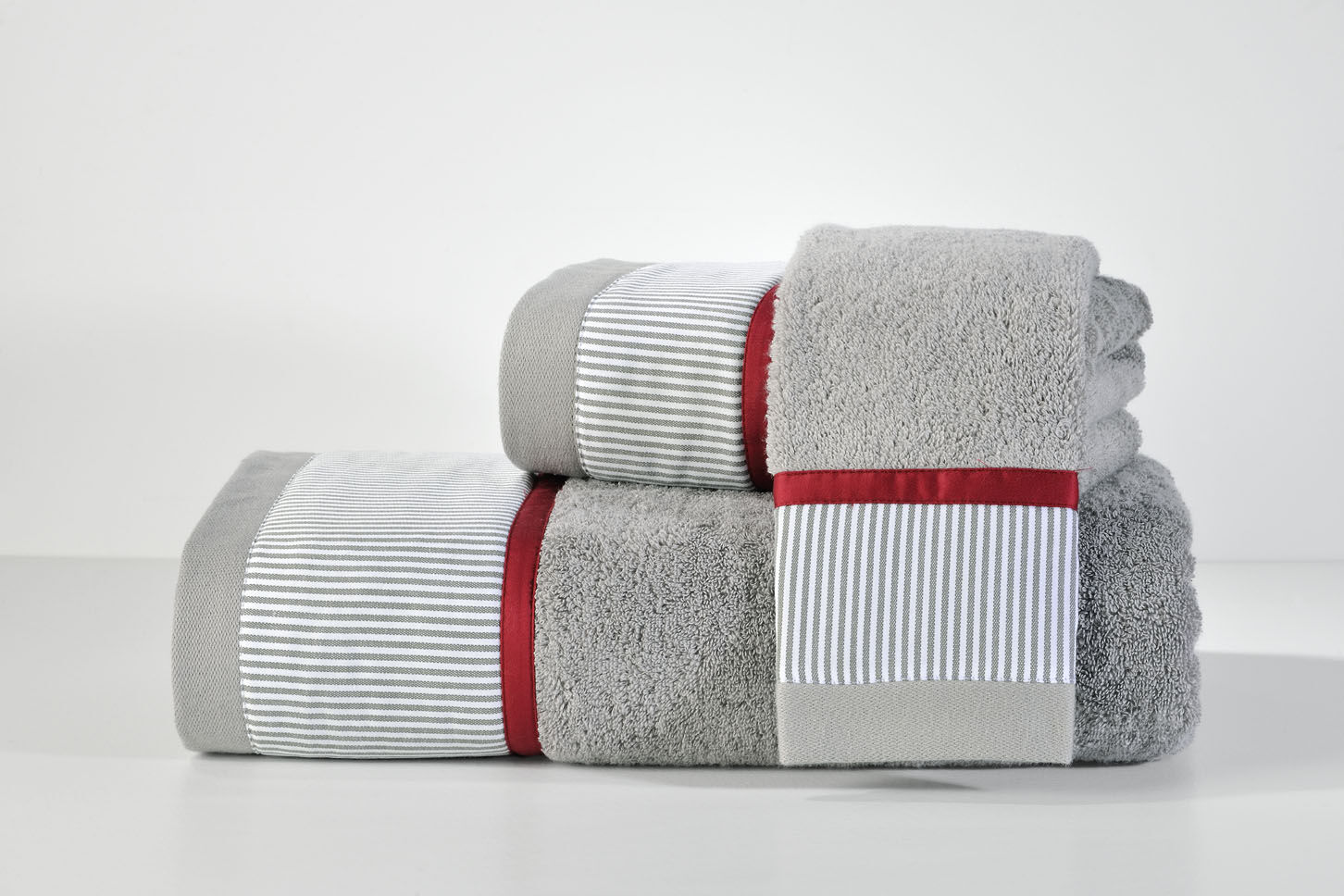 Σετ Πετσέτες L.Grey 701 Stripe Grey (3τμχ) image