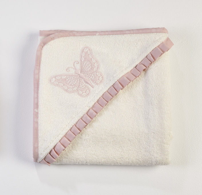 Nursery Cape Embroidery 116 Ecru Butterfly Dreamland image