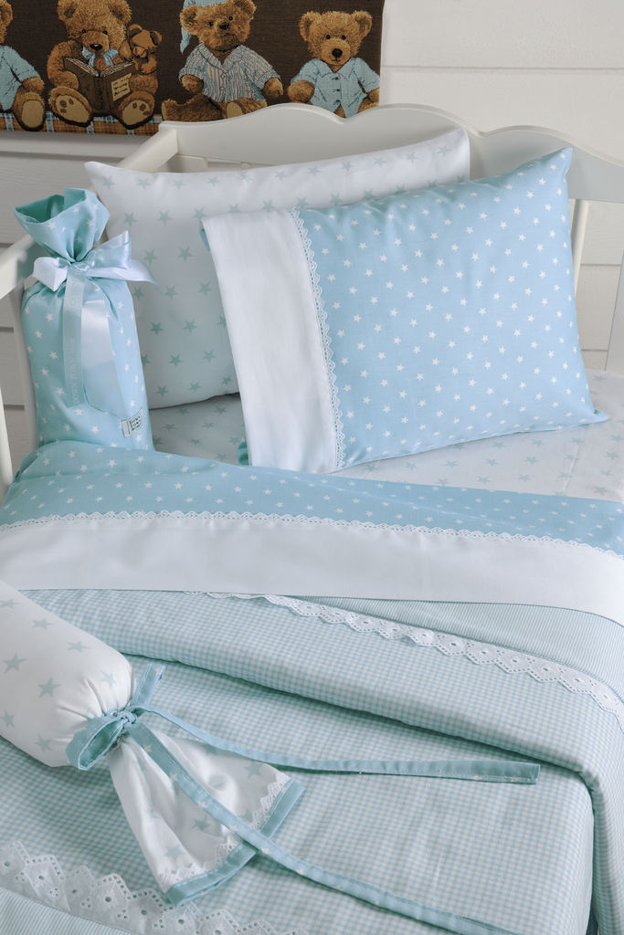 Crib Sheets Set 506 Stars Ciel image