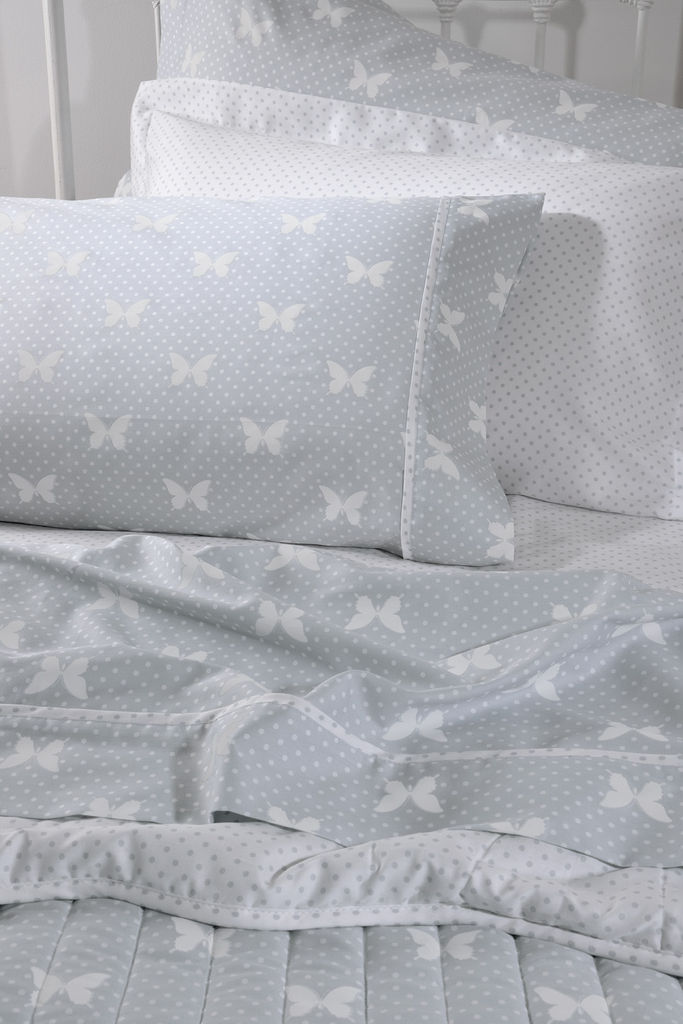 Single Duvet Cover 686 Butterdot Grey image