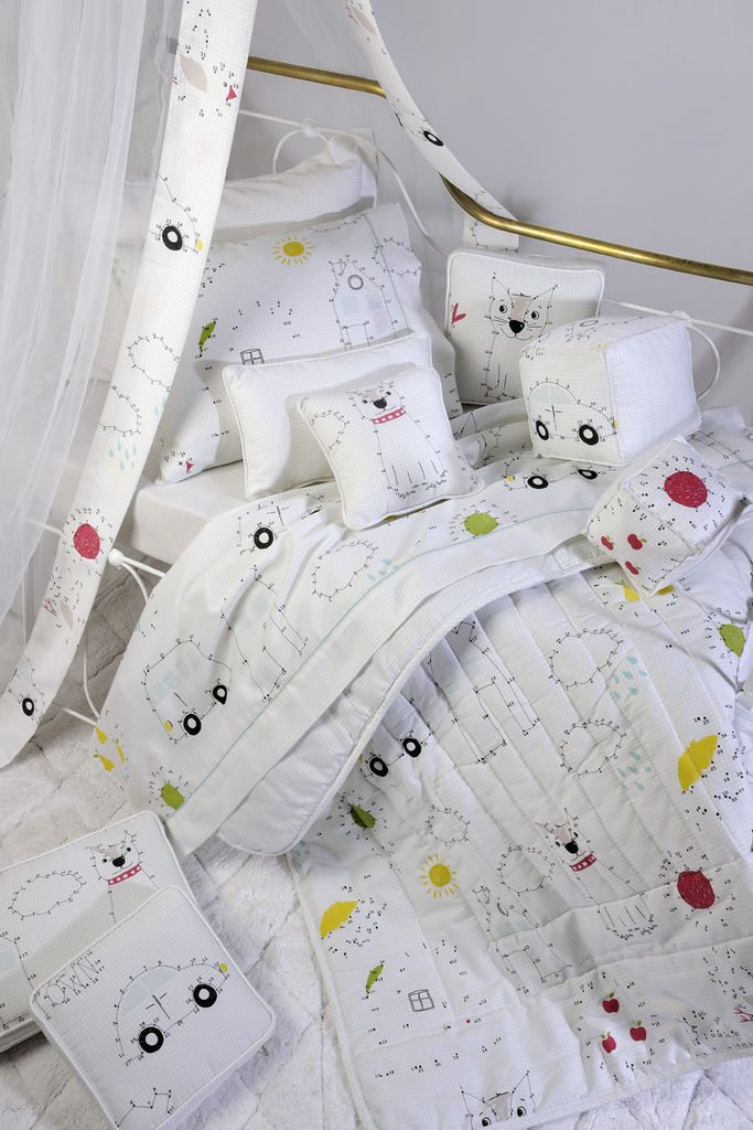 Single Duvet Cover 119 Numbers & Dots image