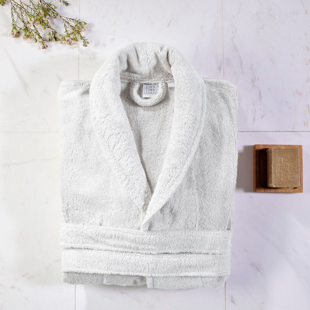 Womens Bathrobe Dalia White image