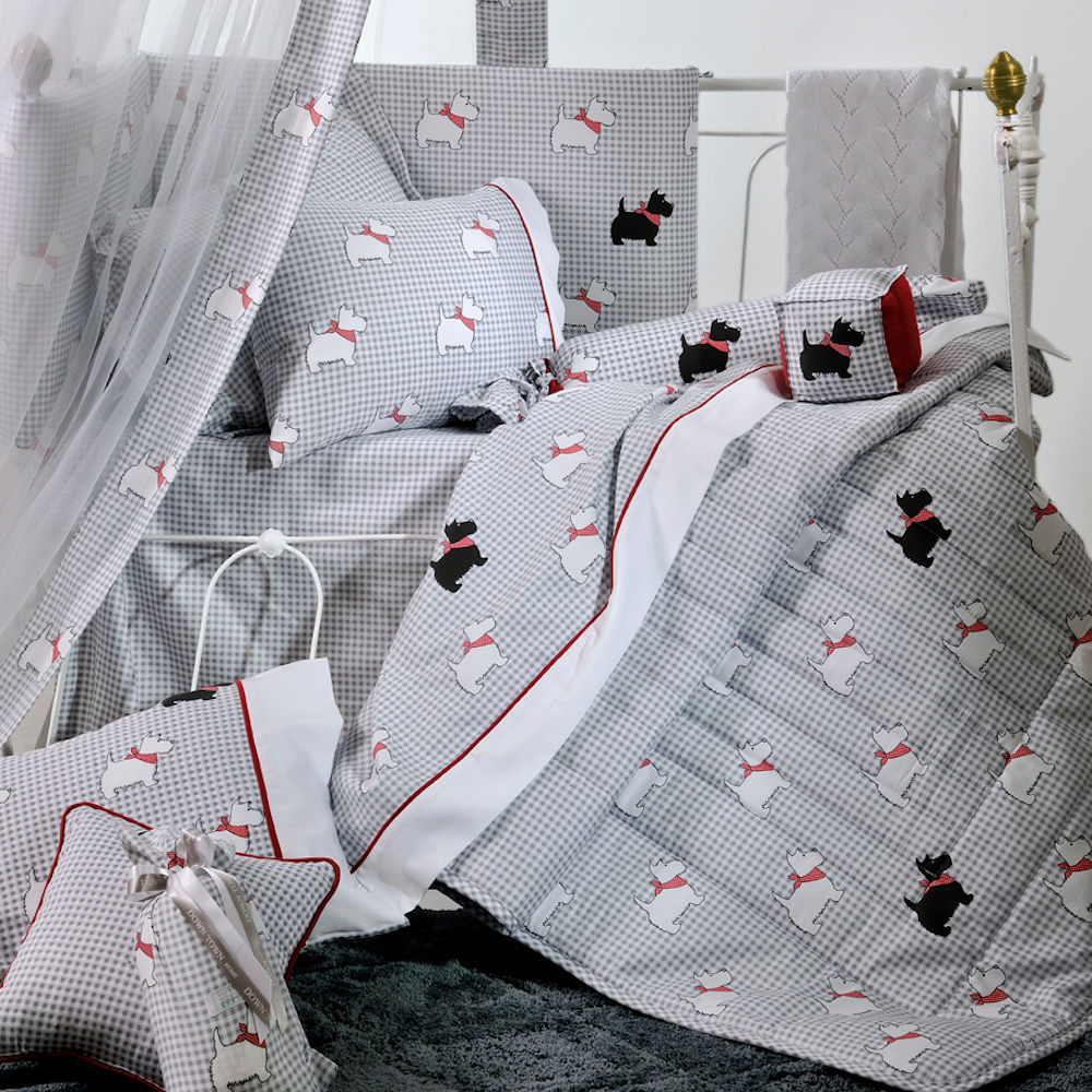 Cradle Sheets Set 767 Scottish Dog image