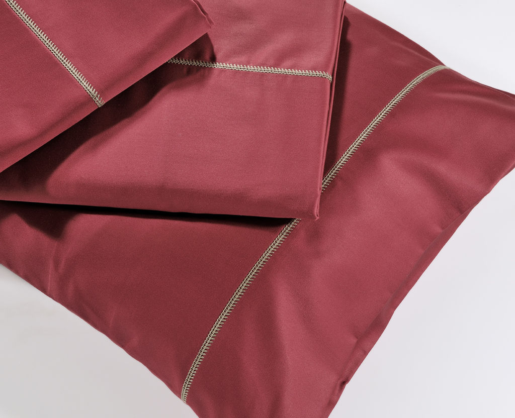 Single Fitted Sheet 250/9 Red image