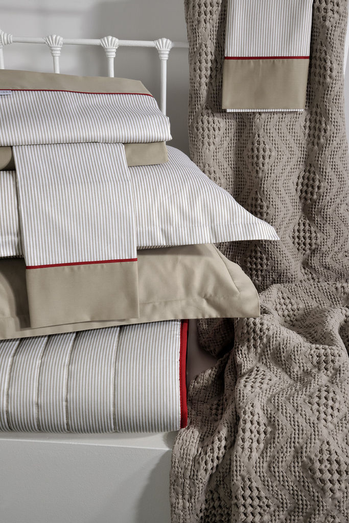 King Duvet Cover 702 Stripe Beige image