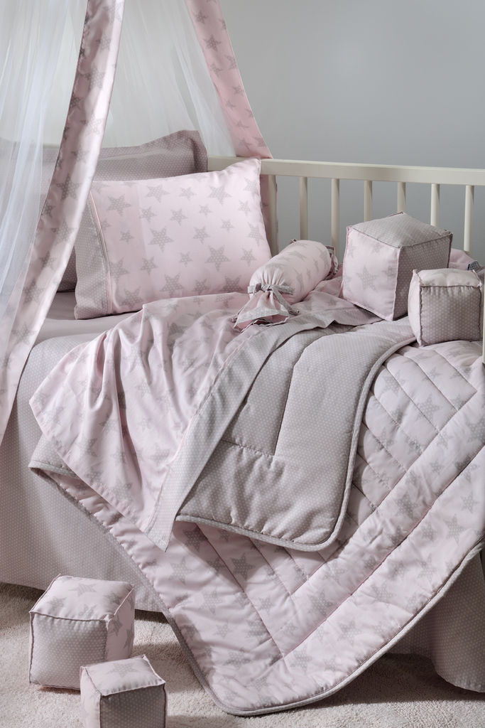 Crib Sheets Set 775 Starry Pink image