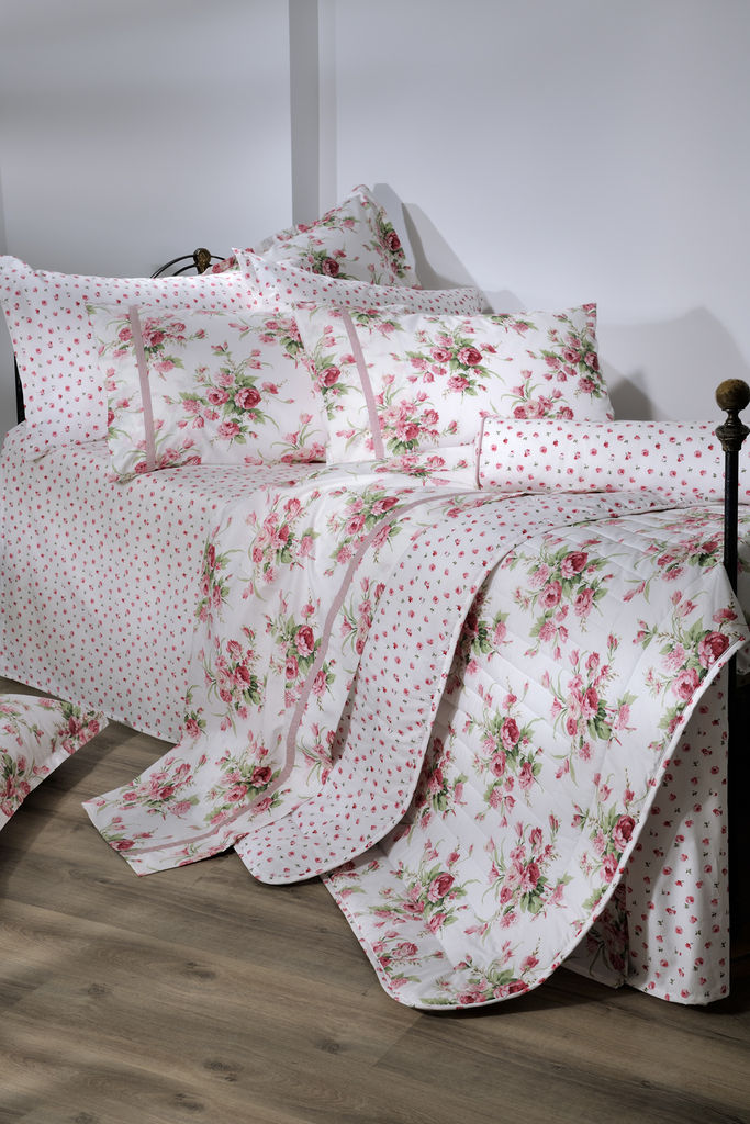Single Bedspread P186 Roses image