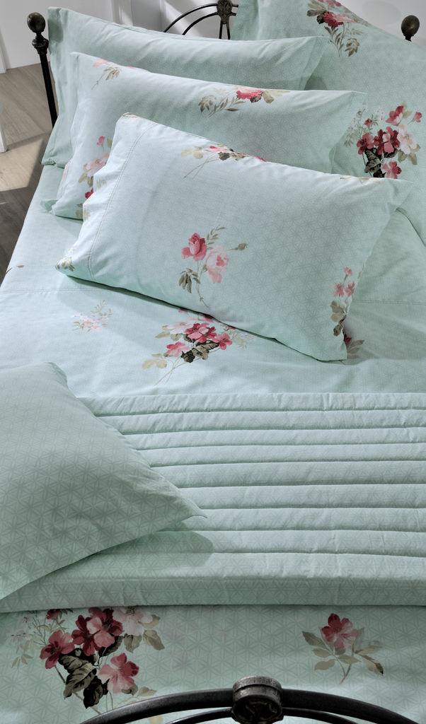 Single Bedspread P191 Leny Aqua image