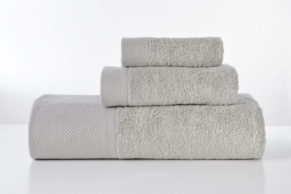 Towels Set Rosa Light Grey (3pcs) image