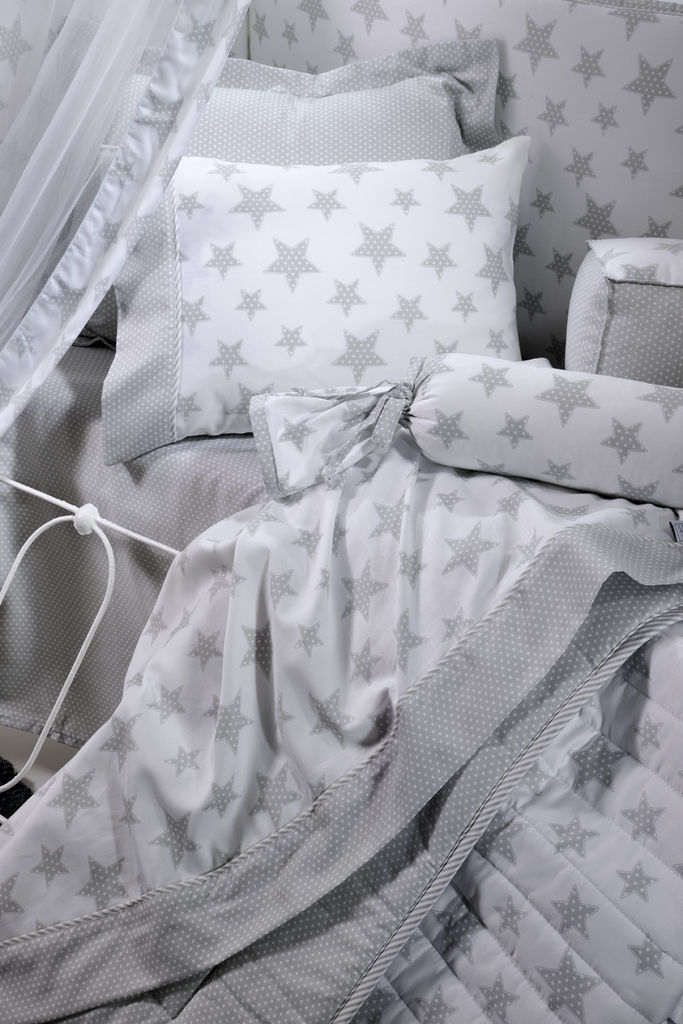 Crib Sheets Set 768 Starry Grey image